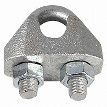 DIN1142 malleable wire rope clips, casting cable clamp