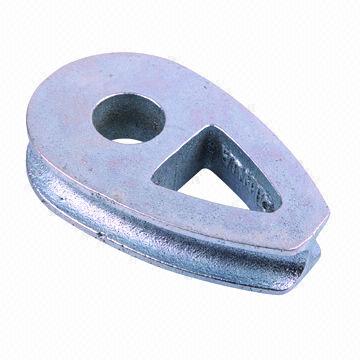 DIN3091 Type Thimble with Hole, Casting Ductile Iron, Zinc Plated or Hot Dip Galvanized