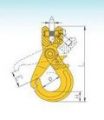 YF078 G80 Clevis Self-Locking Safety Hooks With Grip