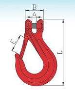 YF104 G80 Clevis Sling Hook With Forged Safety Latch