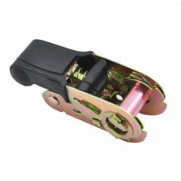 1-inch x 1800lbs Ratchet Buckle with Soft Black Handle